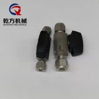 卡套球閥，316L不銹鋼卡套球閥 黑手柄卡套球閥