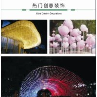 LED彩燈樹燈煙花燈戶外防水裝飾樹燈七彩燈帶商場庭園路邊樹燈