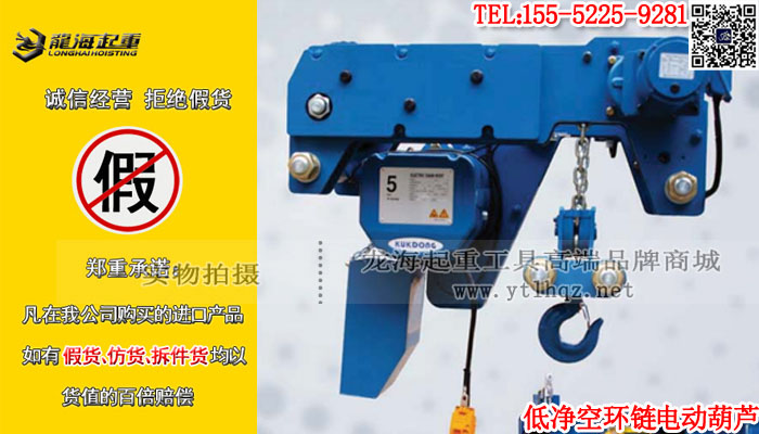 低凈空環鏈電動葫蘆大圖