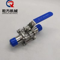 BA球閥，304/316L不銹鋼三片式對焊球閥自動焊接球閥